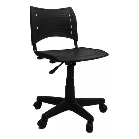 Cadeira Iso Giratoria Desmontável Frisocar com Regulagem de Altura Preto
