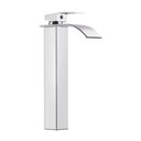 Ver imagem 1 de Torneira Banheiro Cascata Alta Prata C/ Monocomando