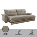 Ver imagem 7 de Sofá Avalon 02 Módulos de 120cm Br25cm Meu Sofá Online B002 Veludo Capuccino