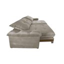 Ver imagem 5 de Sofá Avalon 02 Módulos de 120cm Br25cm Meu Sofá Online B002 Veludo Capuccino
