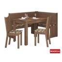 Ver imagem 2 de Conjunto Canto Alemão Mesa com 2 Cadeiras Liebe Madesa