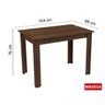 Conjunto Canto Alemão Mesa com 2 Cadeiras Liebe Madesa - 4