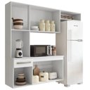 Ver imagem 3 de Cozinha Completa Suspensa 6 Portas 1 Gaveta Belíssima Home :Branco