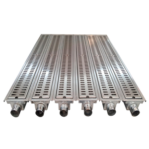 Ralo Inox Classic com Saída na Ponta - Inox 304 - 50x12x07 Cm