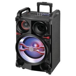 Caixa de Som Amplificada Mondial Cm-13, Equalizador, 400W, 10" - Preto - 1