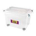 Ver imagem 1 de Caixa organizadora grande Top Stok alto 56,1 litros cristal Sanremo