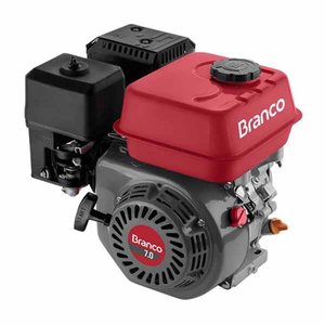 Motor À Gasolina Horizontal 4T 6.9Cv 208Cc B4T-7.0H Branco