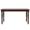 Ver imagem 2 de Mesa de Jantar 6 Lugares 160cm Madeira Maciça Pés Torneados Lazuli F06 Café - Lyam Decor