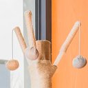 Ver imagem 5 de Árvore de Gatos Arranhador Brinquedo Torre Cama Toca Grande 115cm