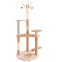 Ver imagem 1 de Árvore de Gatos Arranhador Brinquedo Torre Cama Toca Grande 115cm