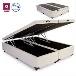 Base Box Baú Queen Bipartido Corino 27x158x198cm - 1