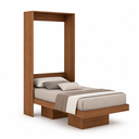 Ver imagem 3 de Cama de Solteiro Articulada com Nichos 193x97,2cm CM8015 Amêndoa - Tecno Mobili