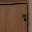 Ver imagem 2 de Cama Articulada Solteiro 193x97,2cm C/ Nichos Amendoa Cm8015 Tecno Mobili