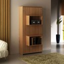 Ver imagem 4 de Cama Articulada Solteiro 193x97,2cm C/ Nichos Amendoa Cm8015 Tecno Mobili