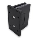 Ver imagem 2 de Dobradiça Inox 90º 1012 Central para Box e Porta Vidro/alvenaria Preta - 2un