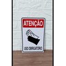Placa de Sinalização Obrigatorio Uso de Luvas 20 X 30 Cm - 4