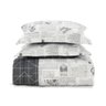 Enxovais Cama Adulto Casal Padrao Cobre leito Kit Karsten -Percal 180 Fios Benicio - 1