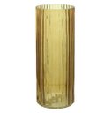 Ver imagem 1 de Vaso Vidro Texturizado 29,5cm Ambar Florarte Flor Arte