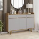 Ver imagem 2 de Aparador Buffet Quartzo Cinamomo com Off-white - Bechara