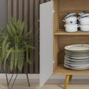 Ver imagem 5 de Aparador Buffet Quartzo Cinamomo com Off-white - Bechara