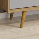 Ver imagem 4 de Aparador Buffet Quartzo Cinamomo com Off-white - Bechara