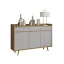 Ver imagem 1 de Aparador Buffet Quartzo Cinamomo com Off-white - Bechara