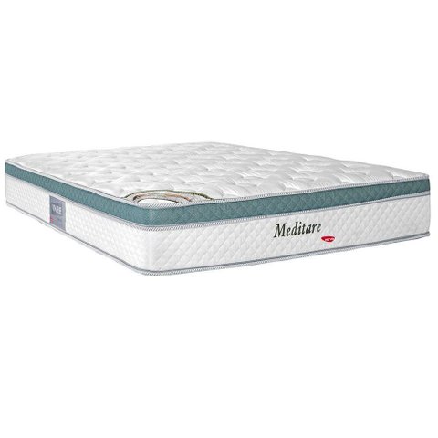 Colchão King Herval Super Molas Ensacadas MasterPocket Meditare Euro Pillow (193x203x29) - 
