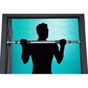 Ver imagem 3 de Barra Flexao Abdominal para Porta Fixa Ajustavel Treino Academia em Casa Fitness Exercicios Multifun