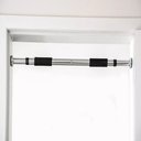 Ver imagem 1 de Barra Flexao Abdominal para Porta Fixa Ajustavel Treino Academia em Casa Fitness Exercicios Multifun