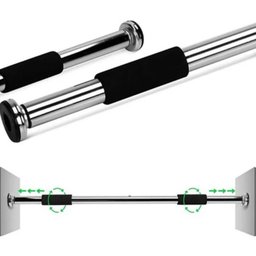 Barra Flexao Abdominal para Porta Fixa Ajustavel Treino Academia em Casa Fitness Exercicios Multifun - 5