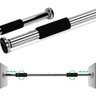 Barra Flexao Abdominal para Porta Fixa Ajustavel Treino Academia em Casa Fitness Exercicios Multifun - 5