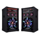 Ver imagem 2 de Caixa de Som Amplificada Trc Trc389, Bluetooth, USB, Rádio Fm, 650W - Preto