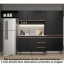 Ver imagem 1 de Conjunto Armários de Cozinha Modulada 4 Peças 2,80m Cj30-021 Semplicitá Móveis