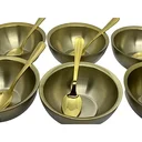Ver imagem 4 de Conjunto de Sobremesa Dourado Fineza