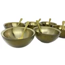 Ver imagem 3 de Conjunto de Sobremesa Dourado Fineza