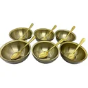 Ver imagem 1 de Conjunto de Sobremesa Dourado Fineza