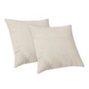 Ver imagem 1 de Kit 2 Capas Almofadas Luxo 50 X 50cm com Ziper Capri Bege