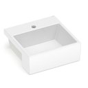 Ver imagem 1 de Cuba Semiencaixe 410x410 com Mesa Loft Q2 Branco Incepa