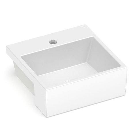 Cuba Semiencaixe 410x410 com Mesa Loft Q2 Branco Incepa