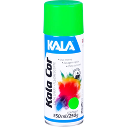 Tinta spray verde fluorescente kala cor 350ml\250g - 1