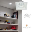 Ver imagem 2 de Spot Embutido Quadrado Micro Borda Mr16 Il4716 Branco - Intelight Il4716-bm