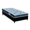 Ver imagem 1 de Cama Box Solteiro: Colchão Espuma D45 Orthoflex /EP Anatômico Cecina + Base CRC Suede Black(88x188)