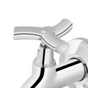 Ver imagem 2 de Torneira para Tanque e Jardim Docol DocolPrimor 672806 de Parede Cromada