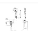 Ver imagem 5 de Ducha Higiênica Stillo Docol C/ Registro e Derivação Cromado