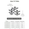 Jogo de Panelas 5 Peças Caldeirão Aluminio Polido Remaza - 3