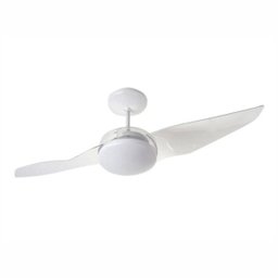 Ventilador de Teto Double 2 Pás Cristal Controle Parede 220V - 1 Ventilador de Teto Double 2 Pás Cristal Controle Parede 220V - 1
