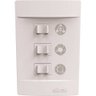 Ventilador de Teto Double 2 Pás Cristal Controle Parede 220V - 2