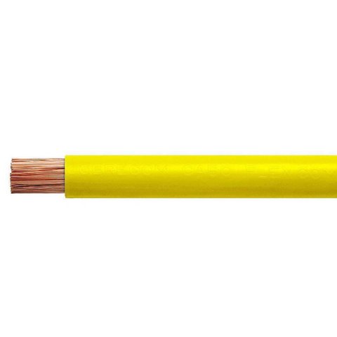 Cabo Flexível 4mm 100M Amarelo Cobrecom