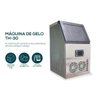 Máquina de Gelo Thermo Ice TH30 - 30kg/dia - 220V - Thermomatic – Timer - Inox – Gelo em cubo  - 7