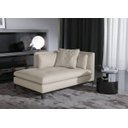 Ver imagem 1 de Chaise de 1 Lugar, Revestimento em Sarja Beg, 1,50m X 0,90m